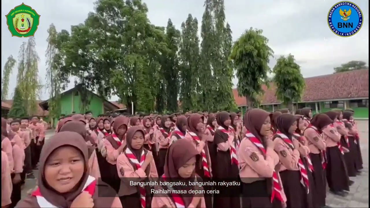 Mars BNN "ANTI NARKOBA" SMP Negeri 5 Adiwerna