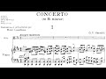 Viola Concerto in the Style of Handel in B Minor By Henri Casadesus (with Score)