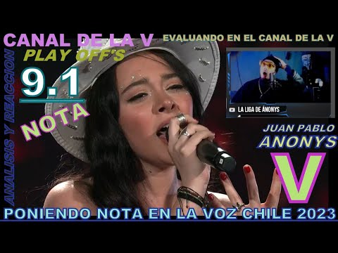 NOTA Playoffs: Alexia Valech LO QUE HACE ES oro - 200 copas Karol G | The Voice Chile 2023