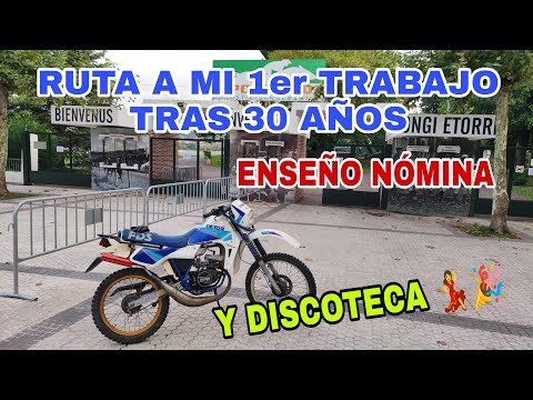 VUELVO A PRIMER TRABAJO con DERBI FDS 30 AÑOS DESPUÉS🚀 ENSEÑO NÓMINA💰💲💸