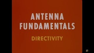 Antenna Fundamentals — Directivity (RCAF Training Film)