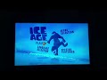 Opening To Ice Age 2002 DVD 2005 Reprint Full Screen Version