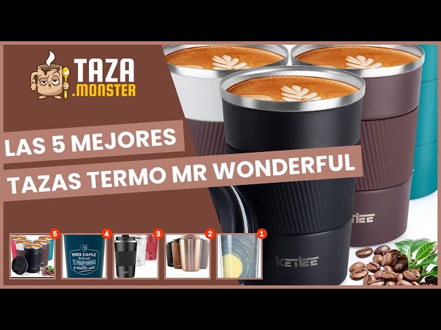 Vídeo relacionado con Mr. Wonderful - Taza - La taza, siempre medio llena - Taza de Café Personalizada - Taza de Cerámica con Mensaje Divertido