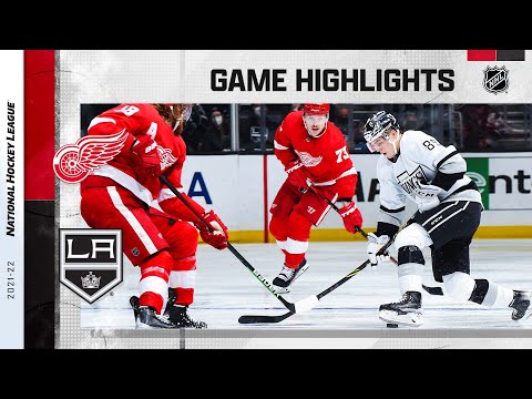 Red Wings @ Kings 1/8/22 | NHL Highlights