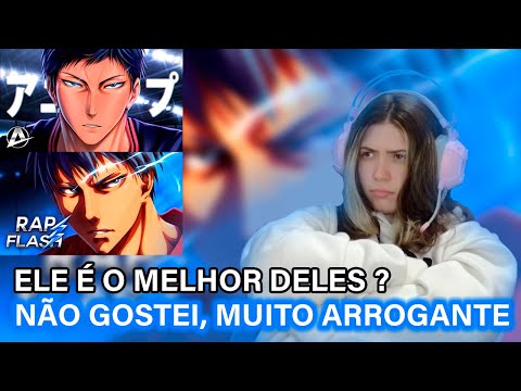 (2 em 1) (REACT) Uma não otaku reagindo a Rap do Aomine Daiki // Flash Beats & AniRap