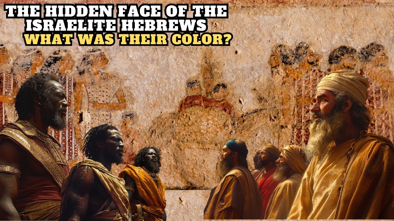 What was the color of the ancient HEBREWS? What were their features?