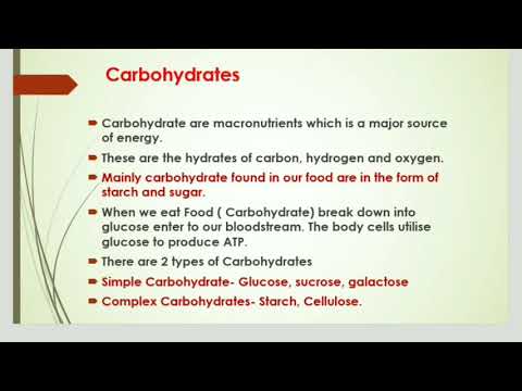 Carbohydrate their types and sources| Carbohydrates