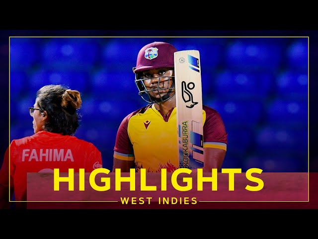 Matthews and Dottin Hits Half-Centuries | Highlights | West Indies Women v Bangladesh 1st T20I