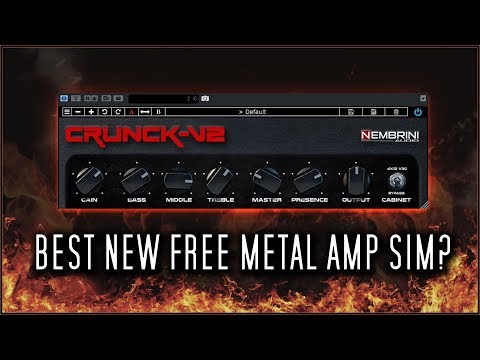 Nembrini Audio Crunk v2 Guitar Amplifier [Review & Demo] - New Best Free Metal Guitar VST in 2020?