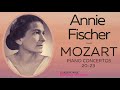 Mozart Piano Concertos Nos 20 21 22 23 Presentation Reference Recording Annie Fischer