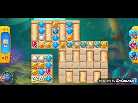 fishdom gameplay / level 6224 / It is like the ads? / thank you