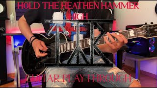 TÝR - Hold The Heathen Hammer High Guitar Playthrough