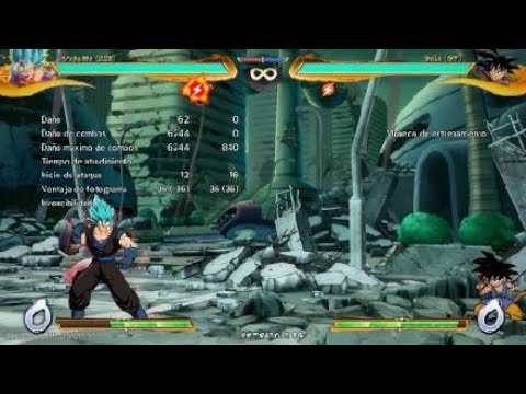 DRAGON BALL FighterZ [DBFZ Ver. 1.26] Vegetto Counter Combo