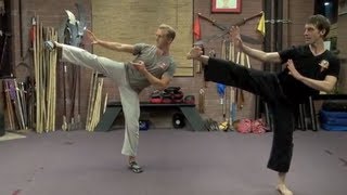 2 Tai Chi Masters Fight!