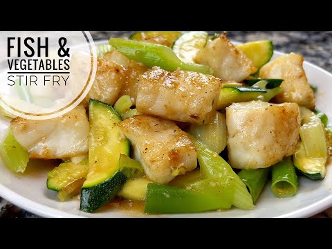 Fish And Vegetables Stir Fry  | Quick, Easy And Healthy Cod Fillet Stir Fry Recipe