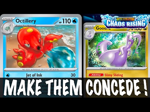 OCTILLERY : Prevent Your Opponent from Ever Attacking or Retreating ! (CHAOS RISING) PTCG Live