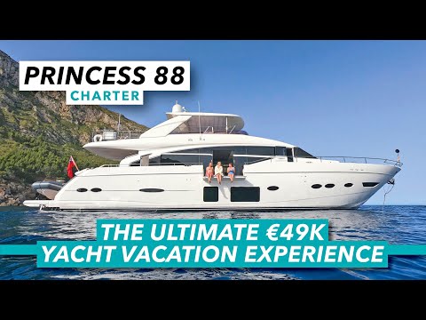 Princess 88 charter | The €49,000 dream yacht vacation experience | Motor Boat & Yachting