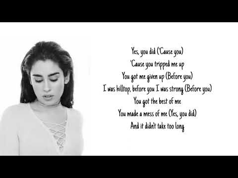 Diane Warren & Lauren Jauregui - Not Prepared For You (Lyrics)