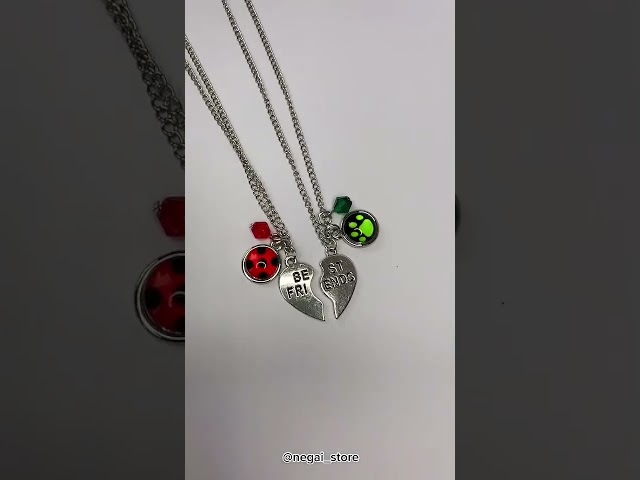 Vídeo relacionado con YUVKIN Cadena Doble de Amistad - Cadena Magnética BFF - Colgante - Regalo para Gamer
