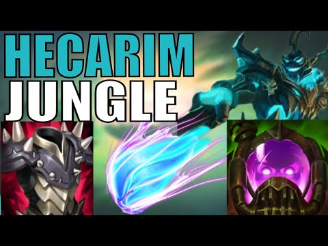 How To Play Hecarim Jungle SEASON12  S+ NEW OP Build/Runes -  Jungle Guide Season 12 lol jg gg s12