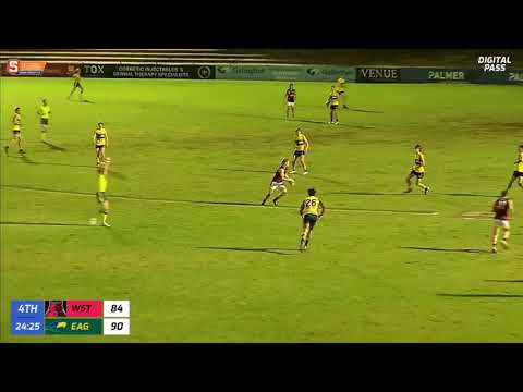 West's Jed Obst ties up scores for a draw - Round 10 U18 Torrens University Cup