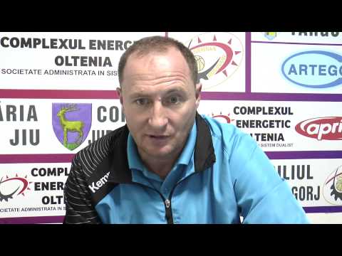 Energia Pandurii - Stiinta Bacau 34-40/Play-off/Liviu Andries,antrenor Energia-declaratii 22.04.2014