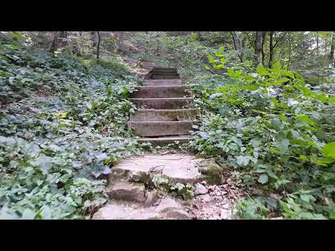 Traseul 300 scari din stațiunea Slănic Moldova