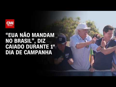 Caiado minimiza ausência de Kassab e diz que “EUA não mandam no Brasil” | AGORA CNN