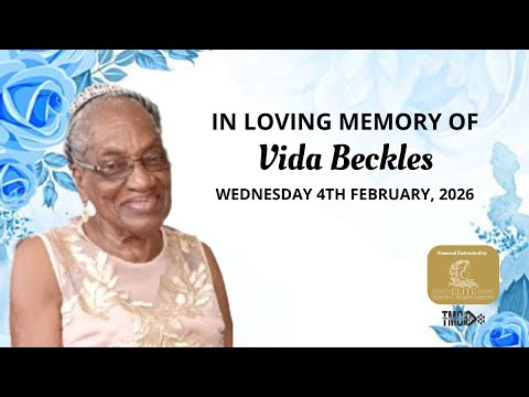 The Funeral Service of the Late Vida Beckles