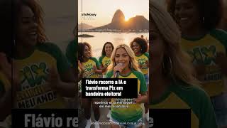 Flávio recorre a IA e transforma Pix em bandeira eleitoral ao lado de Bolsonaro| InfoMoney News