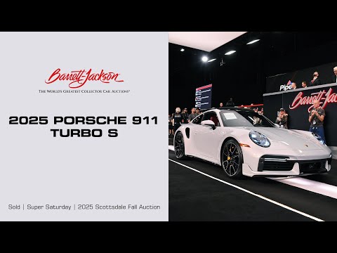 SOLD! 2025 Porsche 911 Turbo S - BARRETT-JACKSON 2025 SCOTTSDALE FALL AUCTION