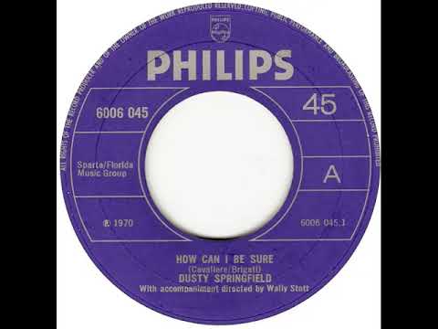 UK New Entry 1970 (172) Dusty Springfield - How Can I Be Sure