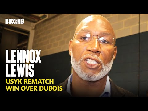 Lennox Lewis Reacts To Oleksandr Usyk Devastating KO Win Over Daniel Dubois