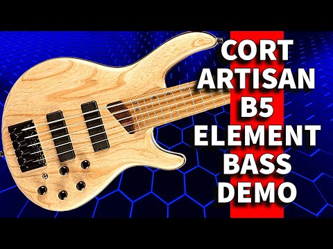5-струнная бас-гитара CORT B5 Element (Open Pore Natural) - фото 1 - id-p1454430781