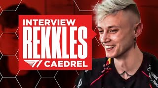 T1 REKKLES FULL INTERVIEW - TALKING ABOUT PRO PLAY AND LIFE - CAEDREL