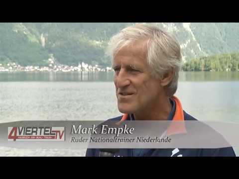 Ruder-Bronzemedaillengewinner in Obertraun