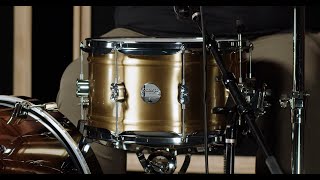 Video thumbnail for Hear the PDP Concept Brushed Brass Snare in 8x14" by Pacific Drums