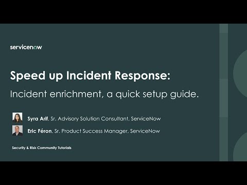 Incident enrichment to speed up your path to safety by Syra Arif