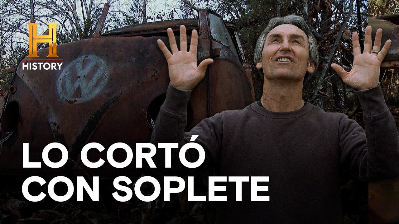 LO CORTÓ CON SOPLETE: El Extraño Rescate de una Van Volkswagen Clásica 🚐😱 - Cazadores de Tesoros