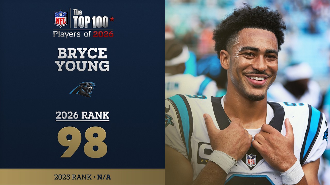 98: Bryce Young (QB, Panthers) | Top 100 Players of 2026