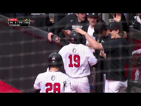 Highlights | Northeastern Baseball vs. Hartford | March 24, 2023