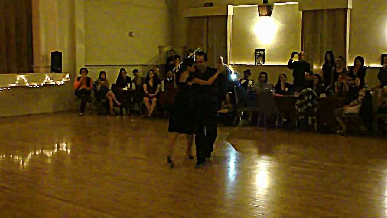 Geraldine Rojas and Ezequiel Paludi in Los Angeles, DiVo milonga in Santa Monica CA