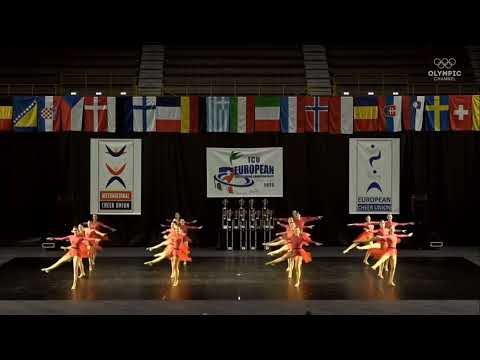 SENIOR TEAM CHEER JAZZ HUNGARY. ICU EUROPEAN CHEERLEADING CHAMPIONSHIPS 2023.