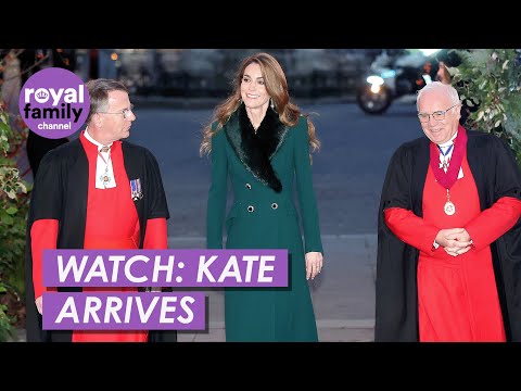 WATCH: Princess Kate Attends Wonderful Christmas Carol Service with Royal Family