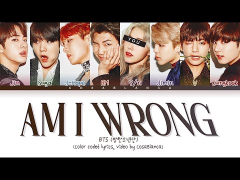 [Karaoke Ver.] BTS (방탄소년단) "Am I Wrong" || 8 Members Ver.