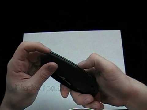 Blackhawk Blades Crucible II Desktop Review, Manual Folder, Plain Edge, BB15C201BK