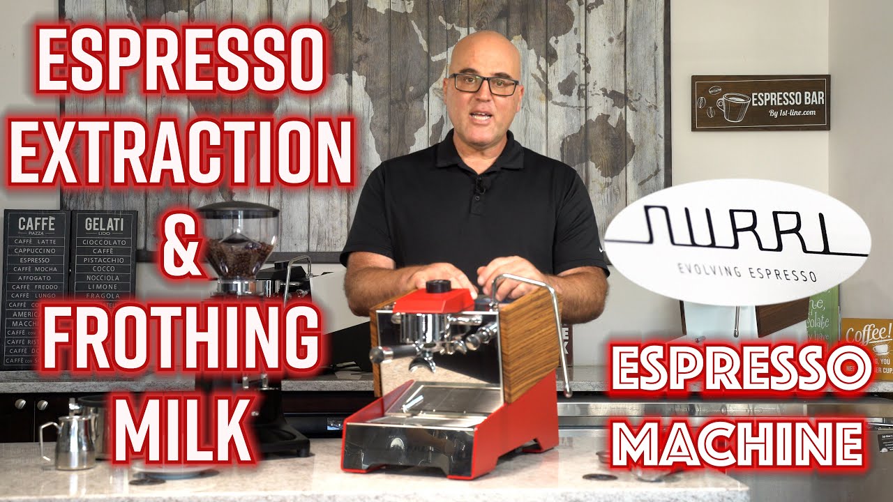 Nurri SA HX Espresso Machine: First Use Espresso Extraction/Frothing Milk