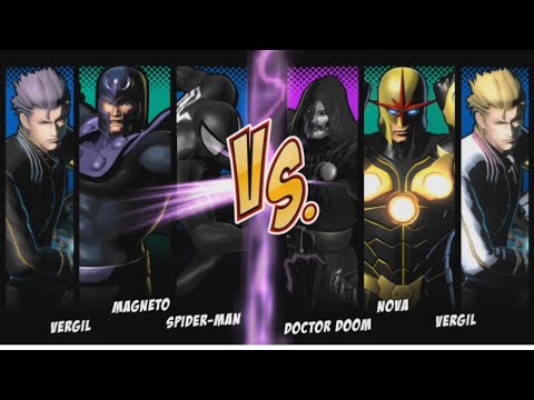 UMVC3 - SETS #2! (SPIDER-MAN/VERGIL/MAGNETO/DOCTOR DOOM/NOVA)