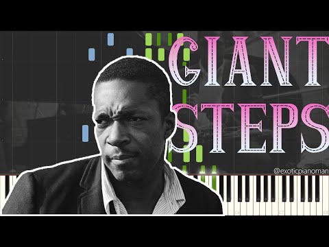 John Coltrane - Giant Steps (Solo Jazz Hard Bop Piano Synthesia)
