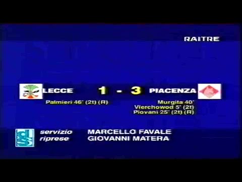 SERIE A 1997/1998: LECCE - PIACENZA 1-3